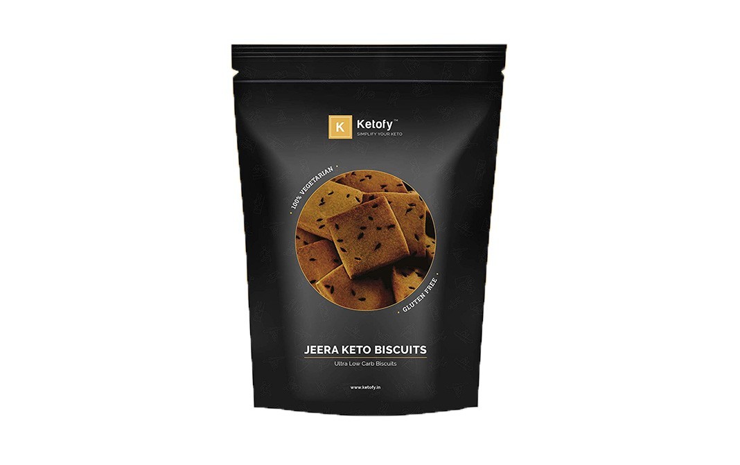 Ketofy Jeera Keto Biscuits    Pack  250 grams